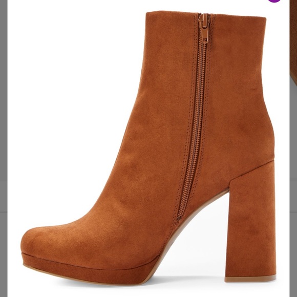 SALE! Rachel Zoe Chestnut Maya Platform Boot Brown Women Size 8 - Picture 2 of 3